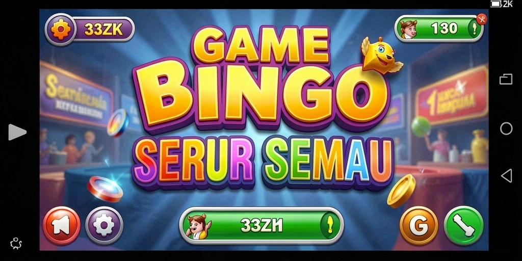 Screenshot gameplay Bingo dari 33ZK yang mengasyikkan.