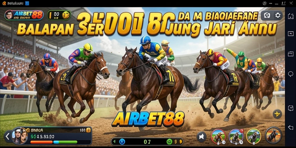 Tampilan balapan seru di AIRBET88 dengan berbagai kendaraan.