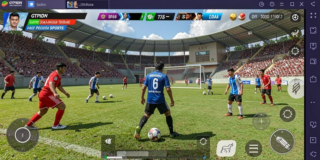 Tampilan menarik dari gameplay GTPIDN yang seru dan kompetitif.