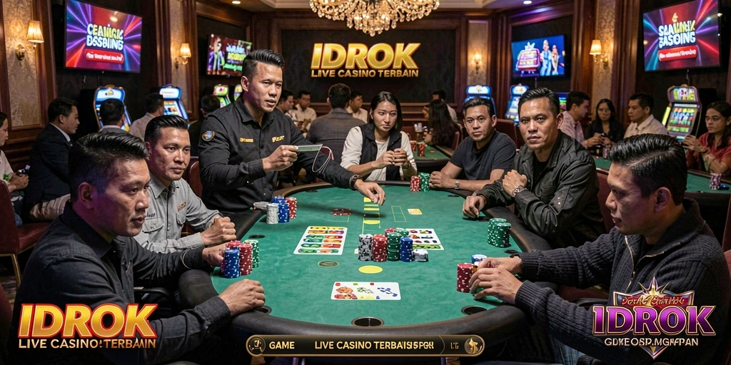 Tampilan gameplay menegangkan dan interaktif di IDROK.