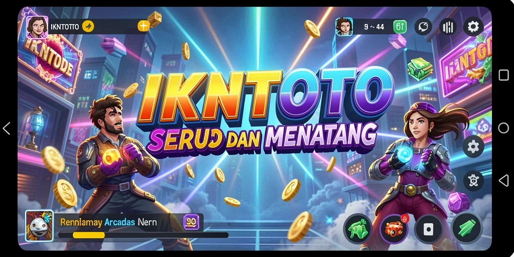 Tangkapan layar gameplay IKNTOTO yang menampilkan keseruan permainan Arcade.