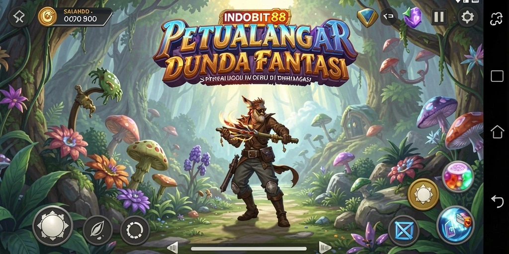 Tampilan gameplay menakjubkan di dunia petualangan INDOBIT88.