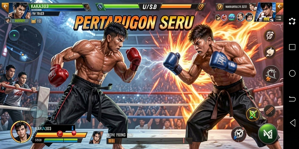 Tangkapan layar KAKA303 menunjukkan aksi pertarungan yang mendebarkan.