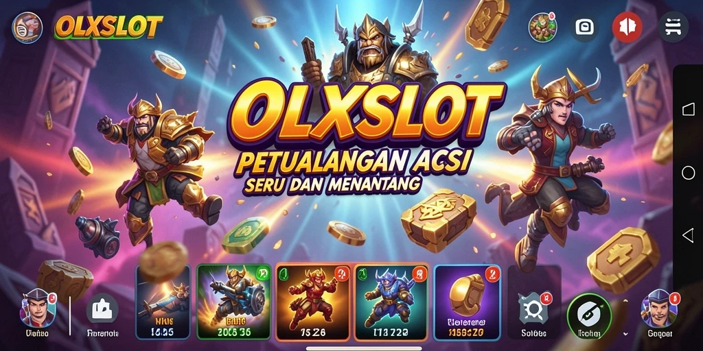Screenshot OLXSLOT menampilkan aksi pertarungan yang mendebarkan.