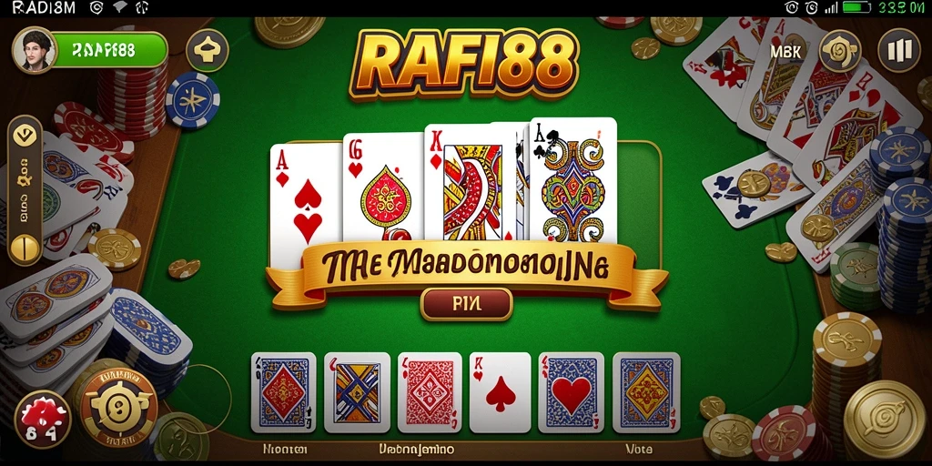 Tampilan gameplay domino yang menarik dan interaktif.