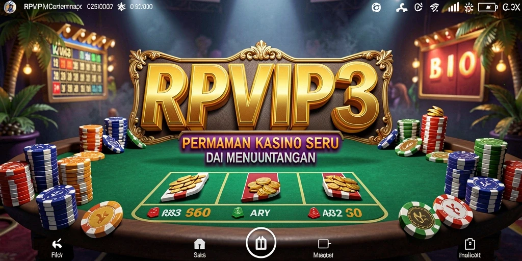 Screenshot utama RPVIP3 menunjukkan gameplay Kasino yang menarik dan interaktif.