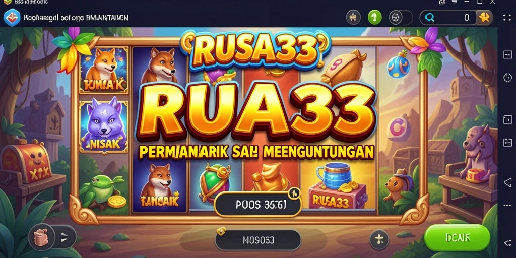 Tampilan gameplay seru dan interaktif dari RUSA33.