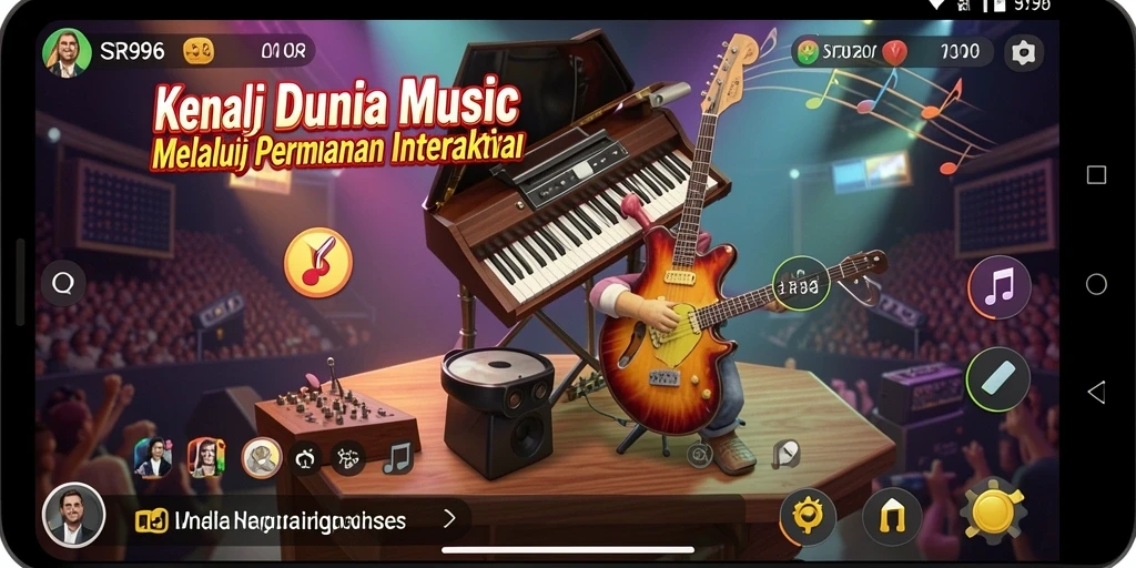 Gameplay seru dan interaktif di SR996 yang membuat musik jadi lebih menyenangkan.