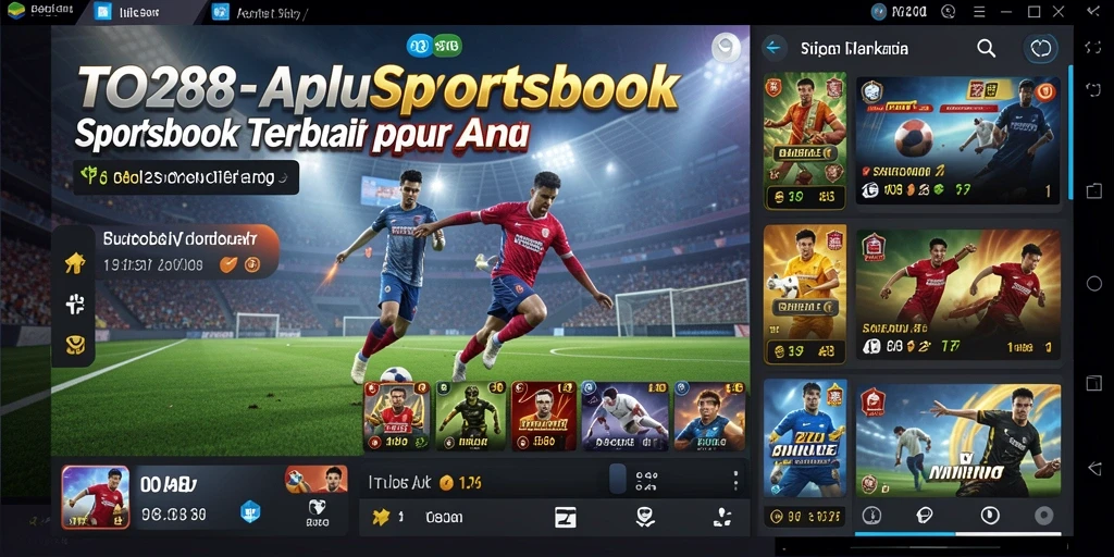 Tampilan gameplay intuitif dari TO288 dalam taruhan olahraga.