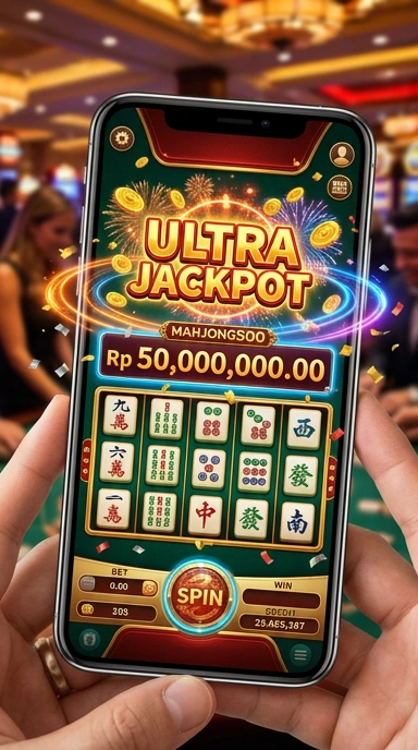 Pengguna yang puas berinteraksi dengan aplikasi Mahjong500.